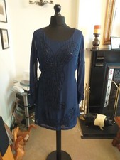 Sequins And Pearls Size 18 Long sleeved Beaded Dress