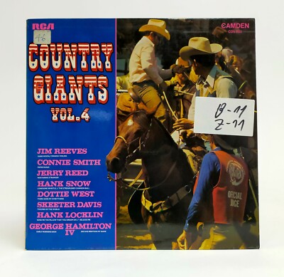 Country Giants Vol. 4 - Jim Reeves, Connie Smith - Music Vinyl Record