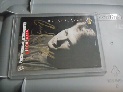 1995-96 Upper Deck Be A Player Chris Gratton Snap Shots Auto Autograph 