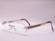 Silhouette Titan Frameless Frosted Light Weight Eyeglasses Made in Austria