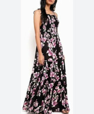 Free People Intimately Womens Smock Maxi Dress Size 6UK 2US XS Garden Party