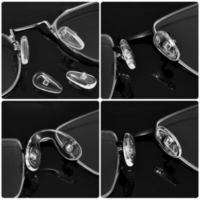 Soft nose piece pads for diy fix repair eyeglasses sunglasses loupes oakley