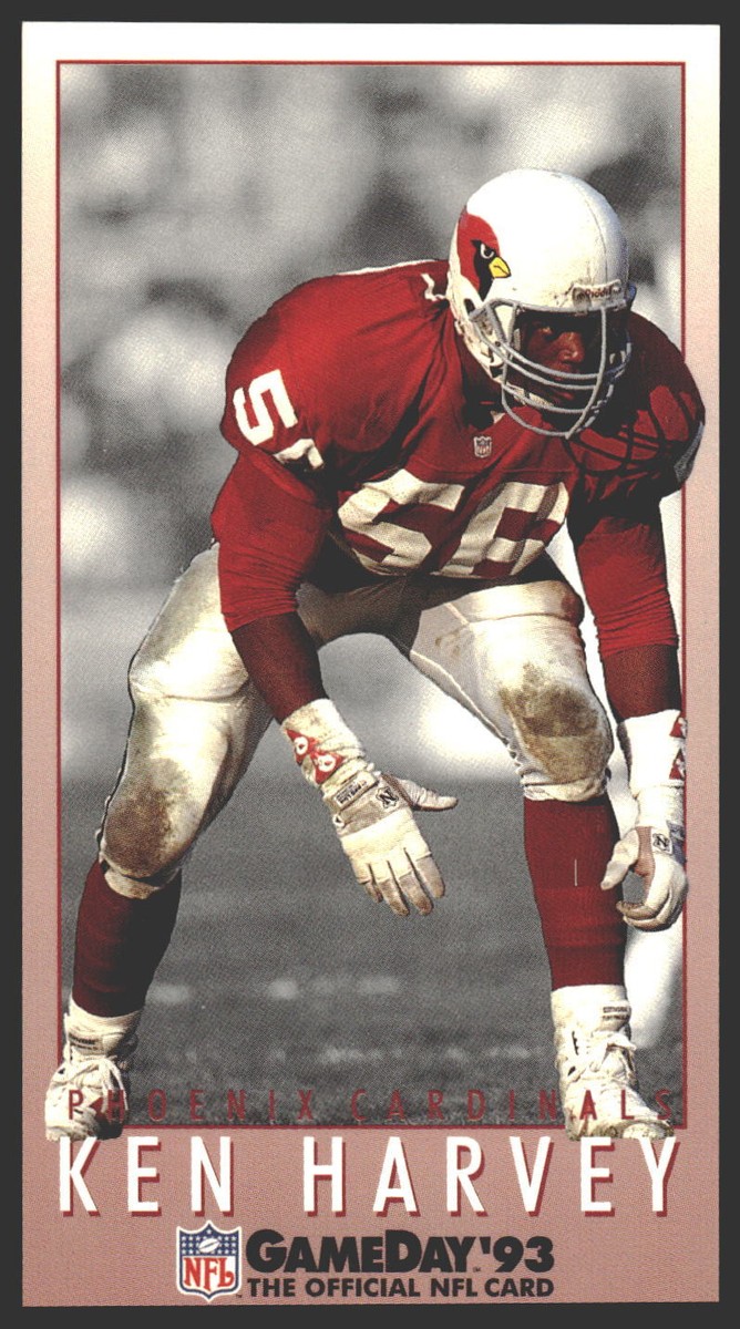 Ken Harvey #37 1993 GameDay Phoenix Cardinals | eBay