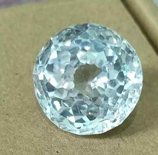 Round Cut Certified 85 Ct White Zircon Cambodian NATURAL Loose GEMSTONE
