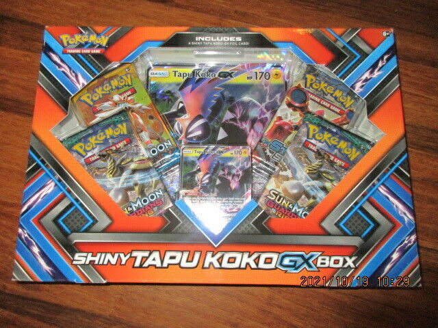 Pokémon TCG: Shiny Tapu Koko GX Box