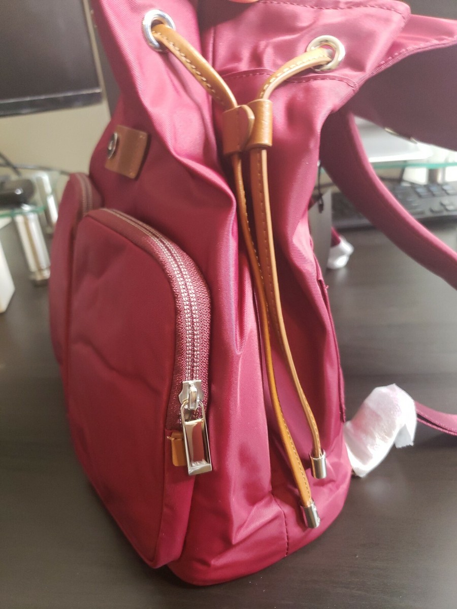 Tumi Irene Drawstring Lightweight Mini Backpack Tumi Irene Drawstring Backpack Bag Nylon Lightweight Travel  main image 3