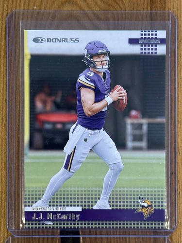 (20) JJ McCarthy Minnesota Vikings Rookie Lot w/ STAINED GLASS SP CASE HIT - Picture 13 of 18