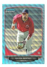 Kaleb Cowart 2013 Bowman Chrome Draft Top Prospects Blue Wave Refractors #TP19 