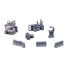 Outland Models Railway Scenery Gas Station Junk Stuff Set 1:87 HO Scale