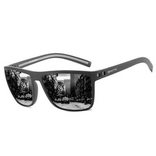 Polarized Sunglasses for Men Lightweight TR90 Frame UV400 Protection Square S...