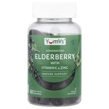 Elderberry With Vitamin C  Zinc Gummies, Berry, 60 Gummies