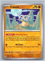 Cubone 104/165 Common SV: Scarlet & Violet 151