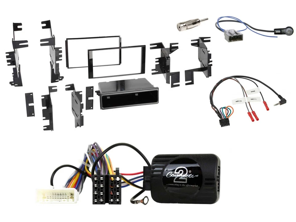 JVC USB Bluetooth Lenkrad DAB 2DIN Autoradio für Nissan Tiida Versa C11 08-11 pi - Bild 3 von 4