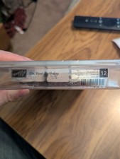 Stampin  Up ON YOUR BIRTHDAY brand New Set of 12 Mounted Stamps