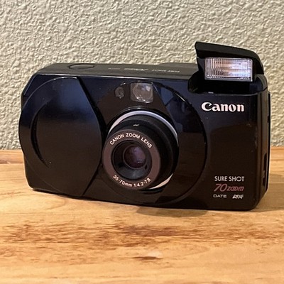 Canon Sure Shot 70 Zoom Date 35mm Point Shoot Film Camera w/New