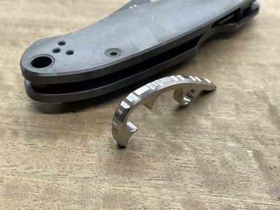 Spyderco Paramilitary 3 Backspacer -  Alu, Brass, Copper, Titanium, Zirconium