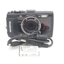 OLYMPUS STYLUS TG-4 Tough Black Compact Digital Camera Tested Working Japan