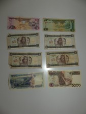 Lot Konvolut Banknoten Geldscheine Vereinte Arab. Emirate Eritrea Indonesien