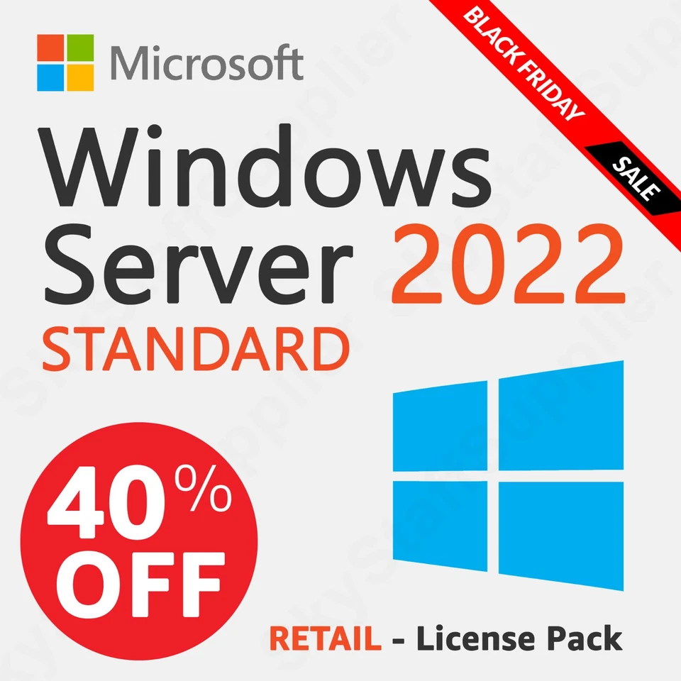 Microsoft Windows Server 2022 STANDARD 24 Core License + 10 CALs - NEW Retail - Image 2 of 4