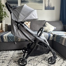 Oyster Pearl baby pram Stroller grey/ newborn to toddler/compact lightweight E14