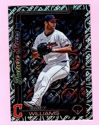 2025 Topps Montgomery Foil #554 Gavin Williams Cleveland Guardians Future Stars