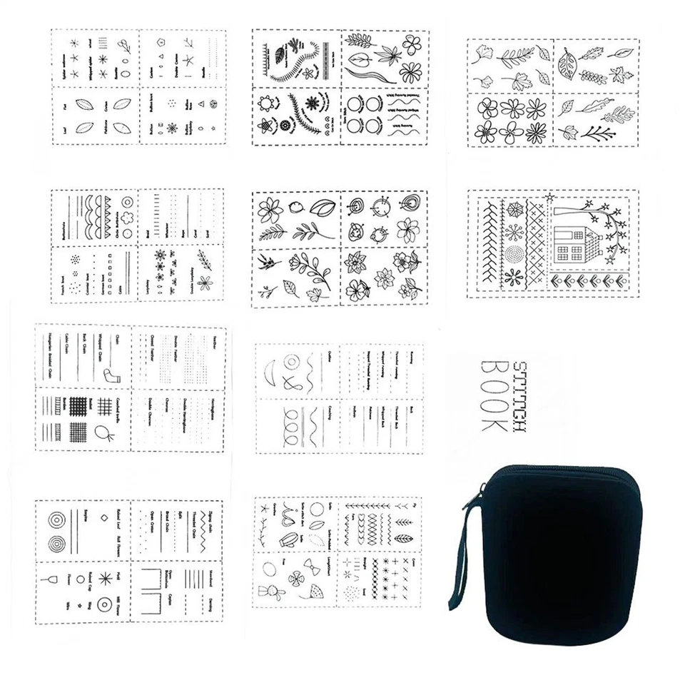 DIY Stitch Book, Embroidery Stitch Book, for Beginners and Embroidery Enthusi - image 4 of 4