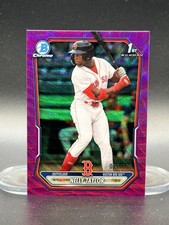 2026 Bowman Chrome 1st NELLY TAYLOR Fuchsia Wave Refractor /199 Red Sox