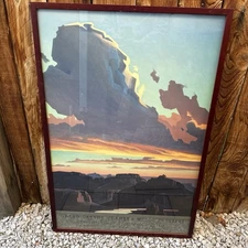 Ed Mell SIGNED Canyon Flow Grand Canyon Music Lithograph Poster 88