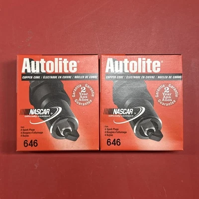 AutoLite 646 Copper Resistor Spark Plugs (Pack of 8) - Bild 1 von 4