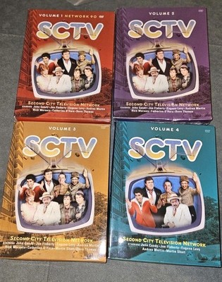 SCTV Complete DVD Box Seasons Volumes 1-4 Classic Moments 1 2 3 4 Extras Inserts