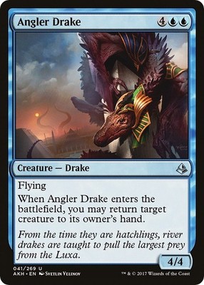 Angler Drake - Amonkhet AKH - 41 - LP - MTG