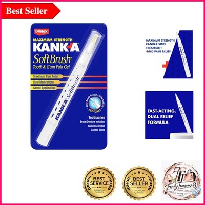 SoftBrush Pain Relief Gel Pen for Fast, Precise Mouth and Toothache Relief