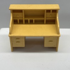 Vintage 1975 Hub Bubs Happy Hollow Playset Mattel Roll Top Desk Home Furniture