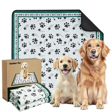 Washable Dog Pee Pads, 36'' x 36'' Non Slip Dog Mats with Great Urine Absorpt...