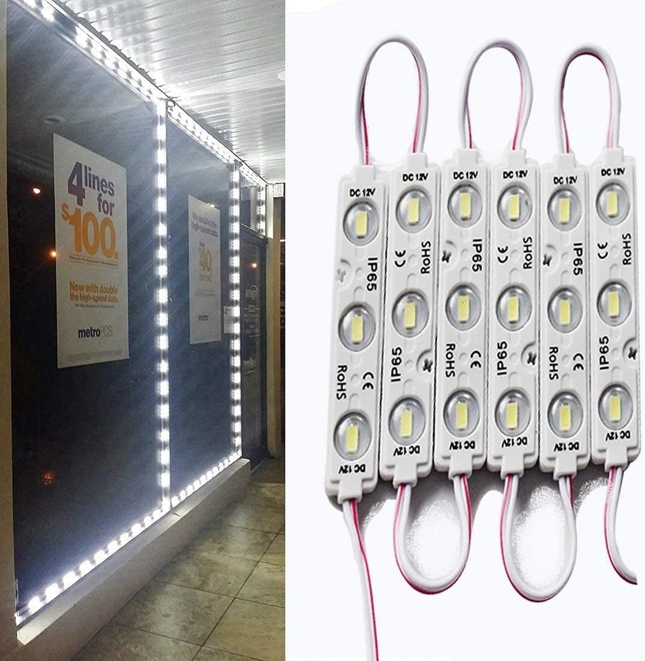 High Brightness LED Windows Lights 99Ft 200pcs 5730 SMD - Image 3 of 4