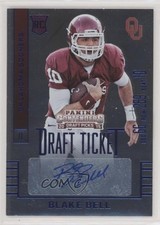 2015 Panini Contenders Draft Picks College Ticket Blue Foil Blake Bell Auto 0c2