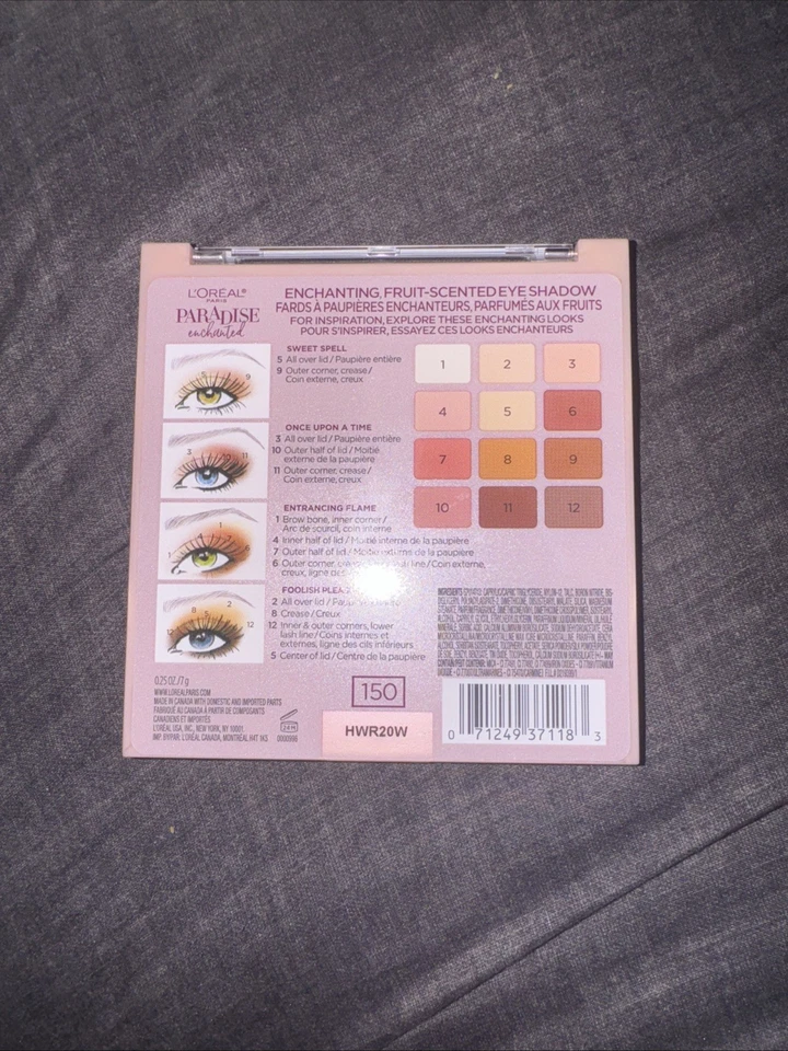 Paleta de sombras de ojos perfumadas L'Oreal Paris Paradise Enchanted Foto 2 de 2