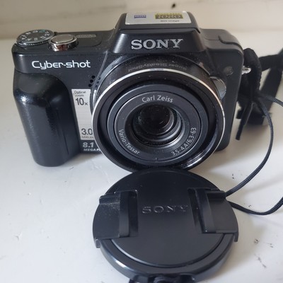 Sony Cyber-Shot DSC-H10 Digital Camera 8.1MP Black FOR PARTS