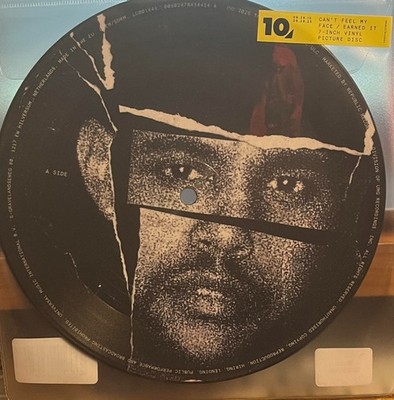 The Weeknd    Can't Feel My Face / Earned It 45 NEW 7'' vinyl picture disc
