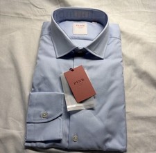 thomas pink Tailored Blue/white Check Shirt Size 16 New