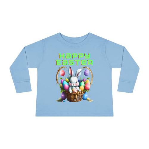 Frohe Ostern Hase Korb Kleinkind Langarmshirt/T-Shirt passende Familie - Bild 14 von 33