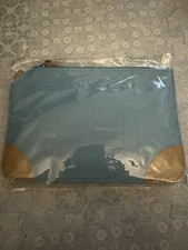 ANA (All Nippon Airways) Amenity Kit - GLOBE-TROTTER light blue pouch NEW