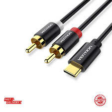 USB-C to 2 RCA Audio Cable Stereo Type-C to RCA Jack