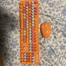 Mofii Wireless Keyboard And Mouse Set Orange Model: Sweet