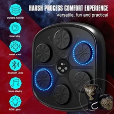 Wall Mounted Music Boxing Machine Bluetooth Smart Boxing Workout Machine & Glove