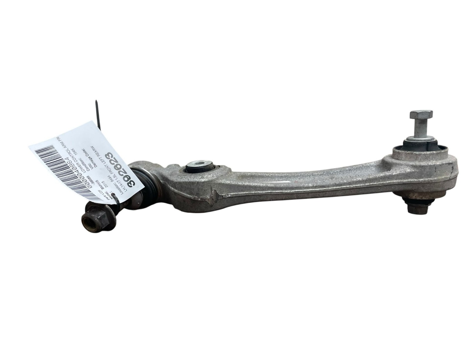 2014 2015 2016 2017 BMW I8 1.5L FRONT LEFT REARWARD LOWER CONTROL ARM OEM