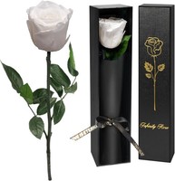 Ewige Rose Mit Stiel In Geschenkbox Konservierte Blumen FüR Muttertag