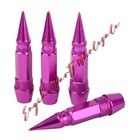 7 Color Metal Long Spiked Valve Stem Caps Trims For Car/Bike/Truck Dust Cover