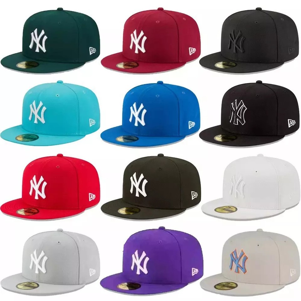 Men York NYY Yankees Basic Color 59FIFTY Fitted Cap - 5950 Baseball Hat SEND BOX