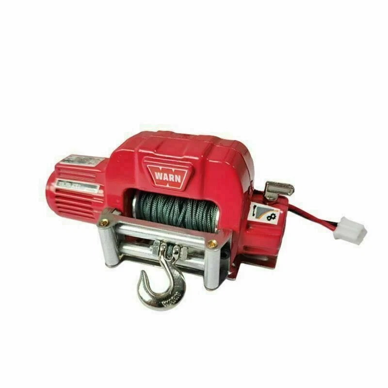 Rot Metall Seilwinde ​für Traxxas TRX4 Axial SCX10 D90 D110 TF2 TRX4 KM2 1/10 RC - Bild 2 von 3